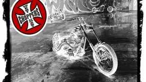 Monochrome West Coast Choppers Wallpaper | WallpapersOK