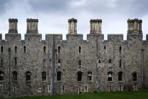 Dark Aesthetic Windsor Castle Walls Wallpaper