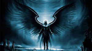 Dark Angel Blue Artwork Wallpaper