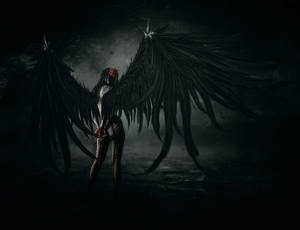 Dark Angel Night Wallpaper