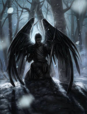 Dark Angel Warrior Wallpaper