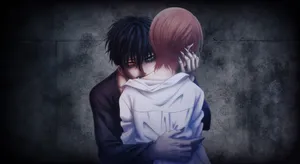 Dark Anime Anzai And Taira Wallpaper