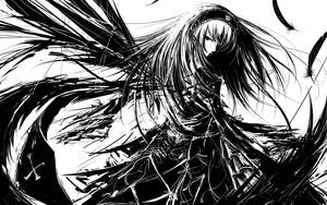 Dark Anime Rozen Maiden Suigintou Wallpaper