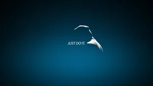 Dark Background Just Do It Wallpaper