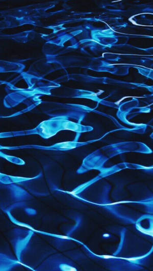 Dark Blue Aesthetic Tumblr Water Wave Wallpaper