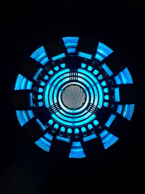 Dark Blue Arc Reactor Wallpaper