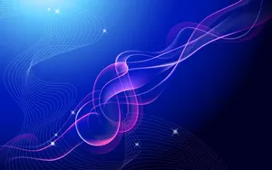 Dark Blue Background Creative Fantasy Lines Wallpaper