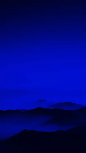 Dark Blue Background Foggy Mountains Wallpaper