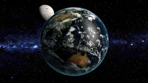 Dark Blue Earth Wallpaper