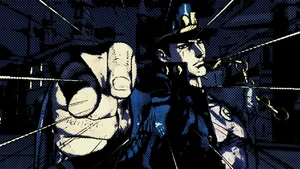 Dark Blue Jotaro Kujo Wallpaper