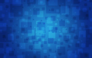 Dark Blue Square Patterns Wallpaper