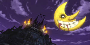 Dark Castle Under Soul Eater Moon Wallpaper