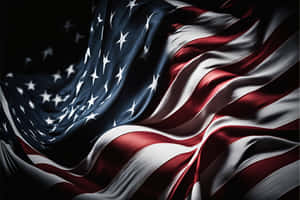 Dark_ Elegant_ American_ Flag Wallpaper