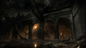 Dark Fantasy Alone In The Dark Wallpaper