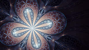 Dark Floral Fractals Wallpaper