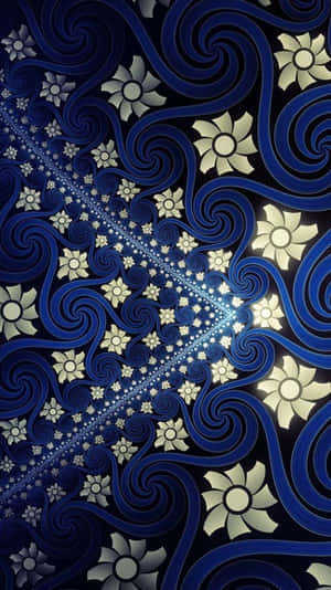 Dark Floral Patterni Phone Wallpaper Wallpaper