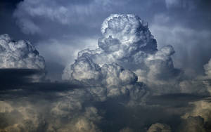 Dark Fluffy Cloud Wallpaper