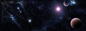 Dark Galaxy In Universe Wallpaper