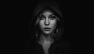 Dark Girl Bob Hoodie Wallpaper