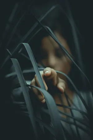 Dark Girl Fingers On Leaves Wallpaper