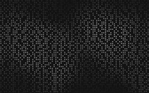 Dark Gray Data Pattern Wallpaper