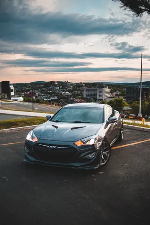 Dark Gray Hyundai Genesis Wallpaper