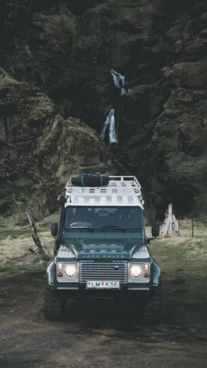 Dark Gray Suv Land Rover Wallpaper