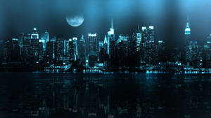 Dark Green City Landscape Best Desktop Wallpaper
