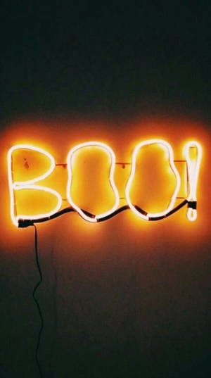 Dark Halloween Boo Wallpaper