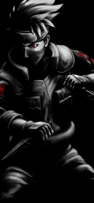 Dark Kakashi Iphone Wallpaper