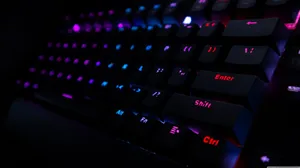 Dark Keyboard Rgb 4k Wallpaper