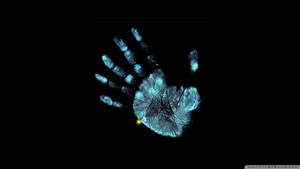 Dark Laptop Fringe Handprint Wallpaper