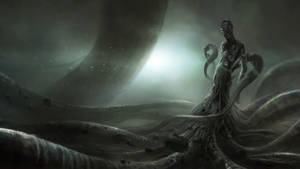 Dark Lovecraft Cthulhu Tentacles Wallpaper