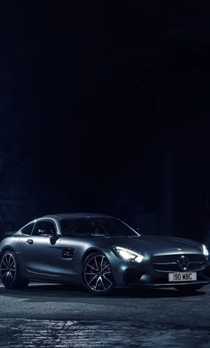 Dark Mercedes Benz Iphone Wallpaper