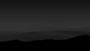 Dark Minimalist Mountains Wallpaper