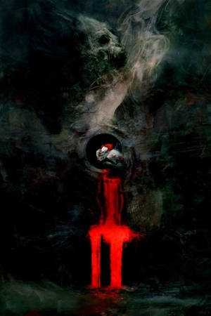 Dark Pennywise Fan Art Wallpaper