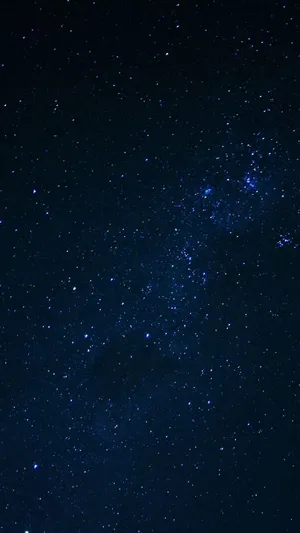 Dark Phone Night Sky With Stars Wallpaper