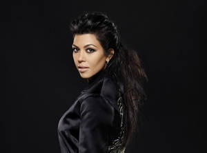 Dark Photoshoot Kourtney Kardashian Wallpaper