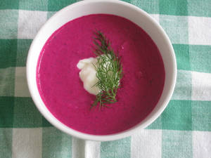 Dark Pink Borscht Wallpaper