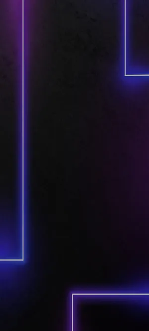 Dark Purple And Black Glowing Lines Wallpaper