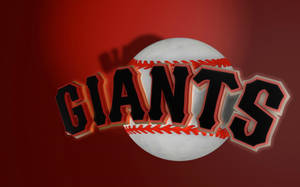 Dark Red San Francisco Giants Logo Wallpaper