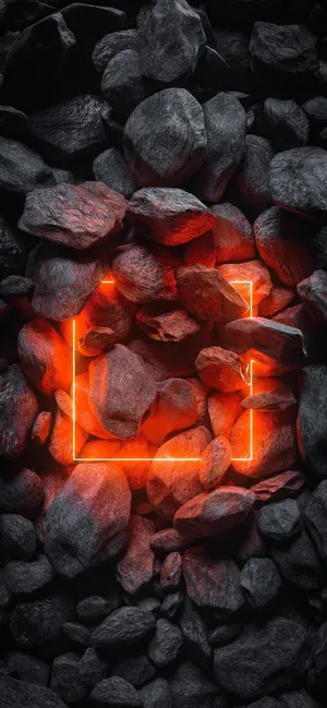Dark Red Stones Iphone 13 Pro Wallpaper
