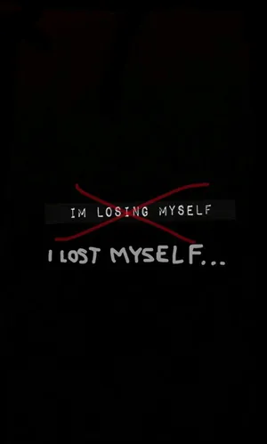 Dark Sad I Lost Myself Wallpaper