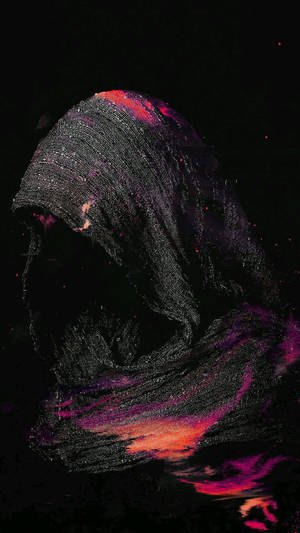 Dark Scarf Lock Screen Wallpaper