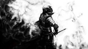 Dark Souls 4k Black And White Art Wallpaper