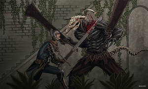 Dark Souls Capra Demon Animated Cover Wallpaper