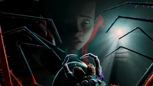 Dark Spider Man Into The Spider Verse Poster Wallpaper
