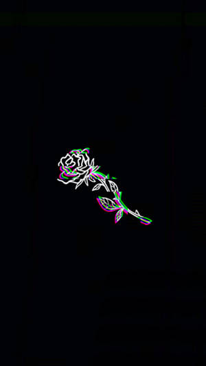 Dark Trippy Rose Wallpaper