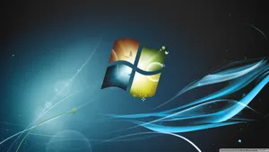 Dark Windows 7 Logo Art Wallpaper