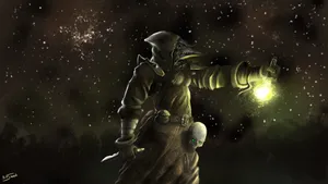 Darkest Dungeon: Plague Doctor Hd Desktop Wallpaper Wallpaper